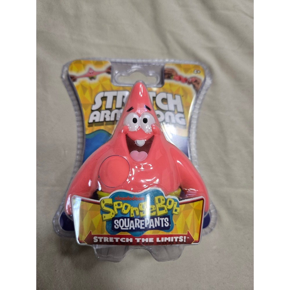 SpongeBob SquarePants Patrick Star Mini Stretch Armstrong Figure Basic Fun 2023